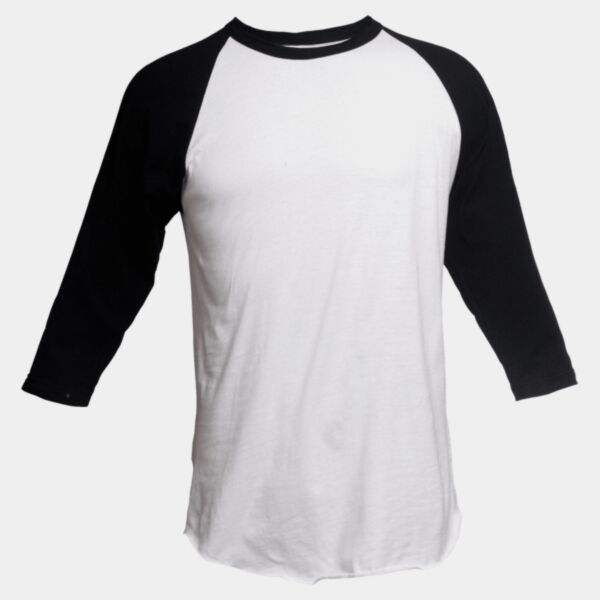 Unisex Fine Jersey Raglan T-Shirt Thumbnail