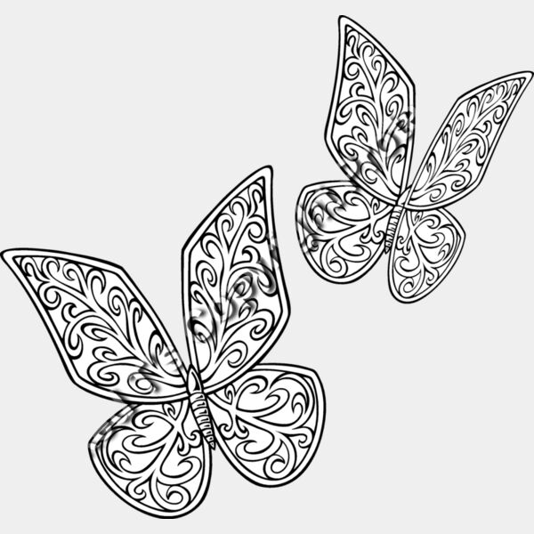 ESbutterfly005bw Thumbnail