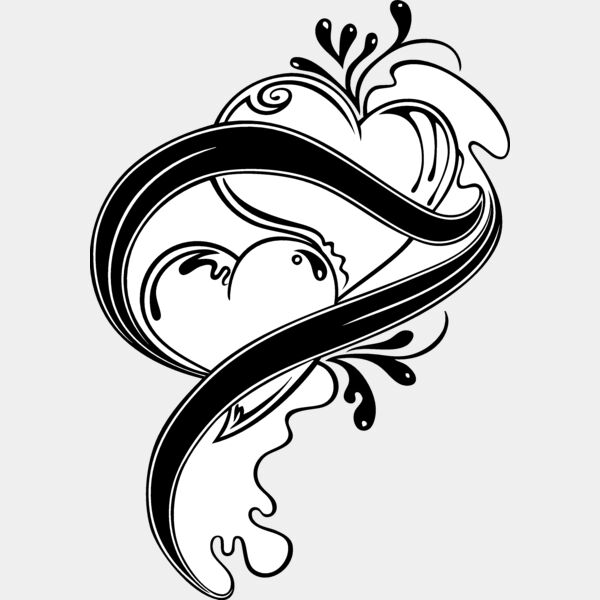 ESheart007bw Thumbnail