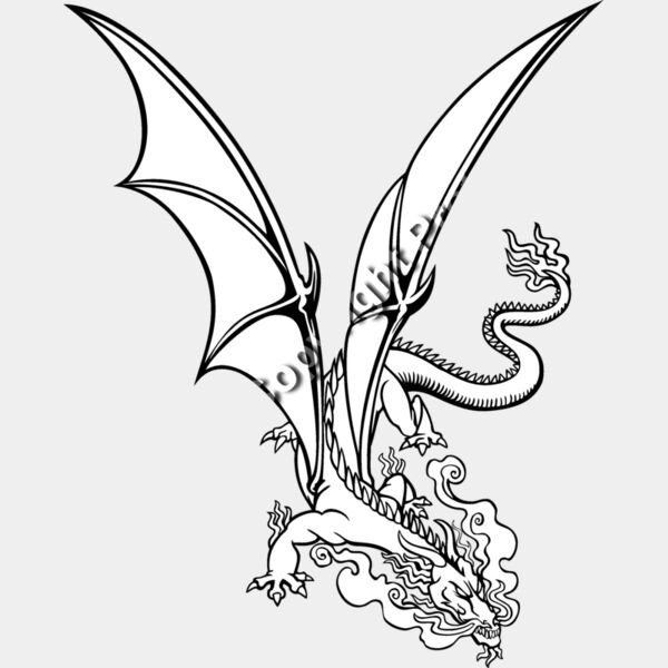 ES2dragon004bw Thumbnail