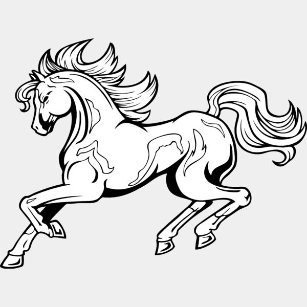 ES2horse003bw Thumbnail