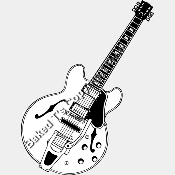 ES2guitar005bw Thumbnail