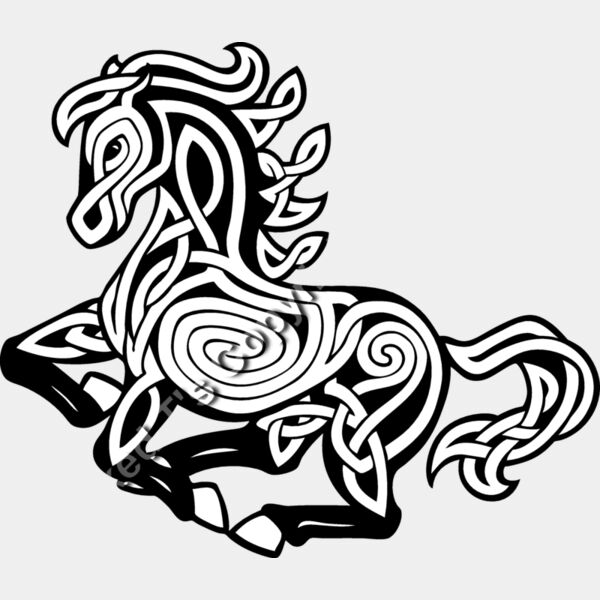 ES2horse002bw Thumbnail