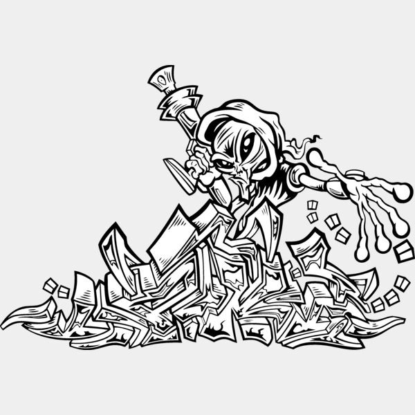 ES2graffiti004BW Thumbnail