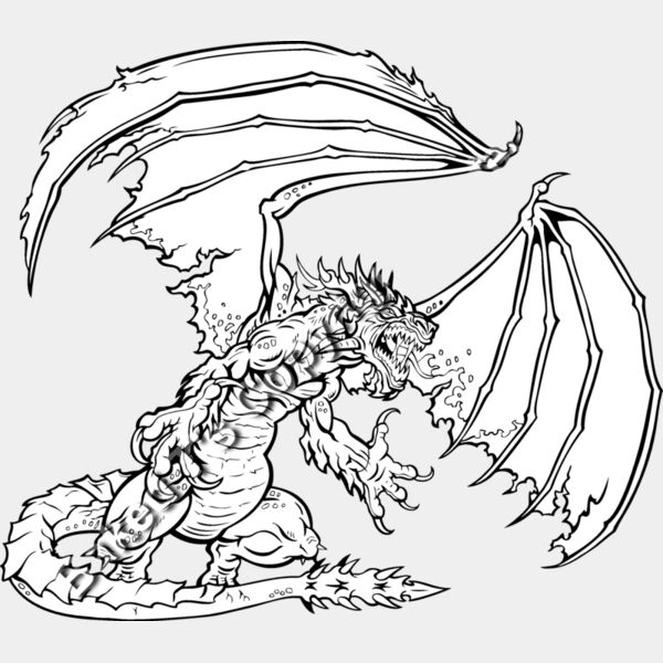 ES2dragon005BW Thumbnail