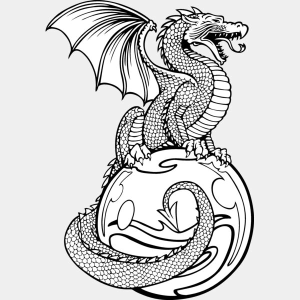 ES2dragon002bw Thumbnail