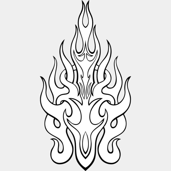 ES2flames007BW Thumbnail