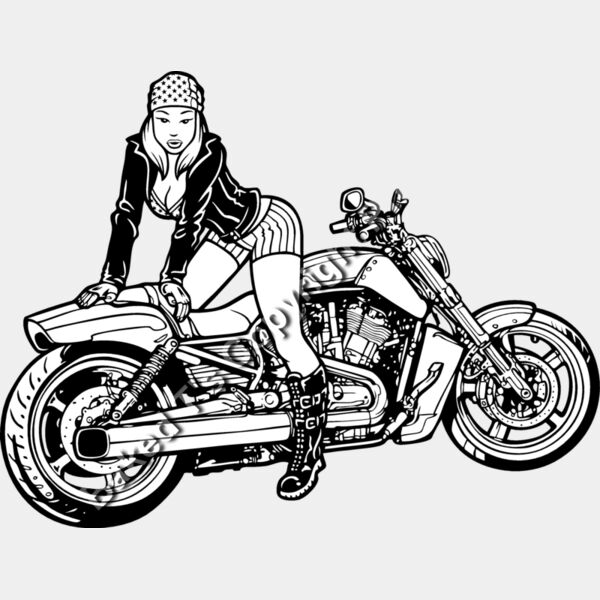 ES2biker004bw Thumbnail