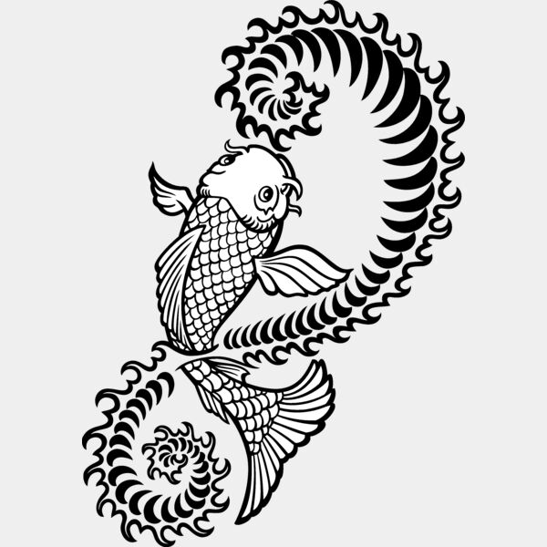 ES3asiankoi07bw Thumbnail