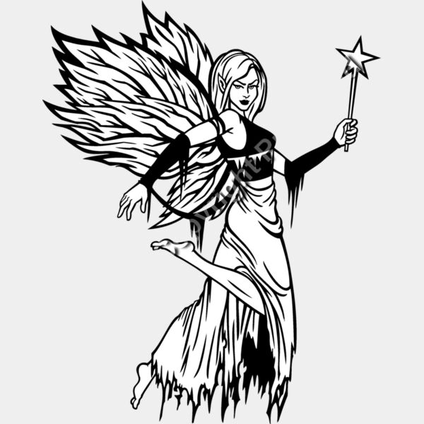 ES3fairy01bw Thumbnail