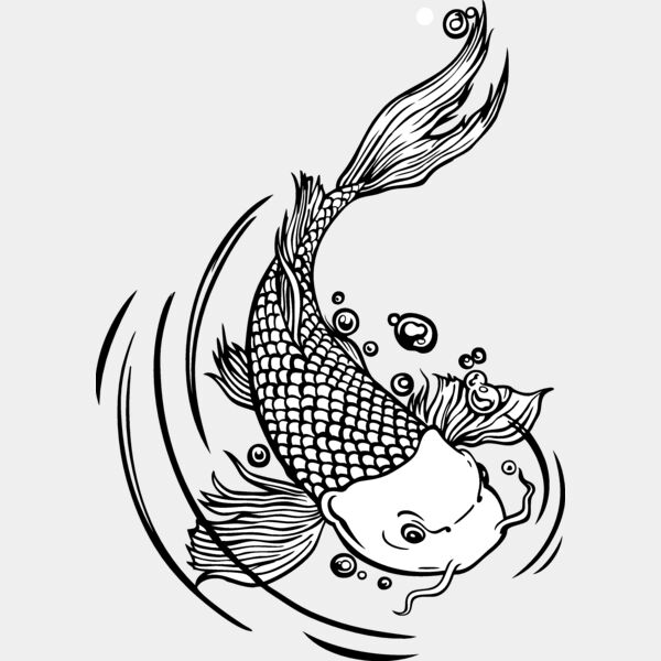 ES3asiankoi01bw Thumbnail