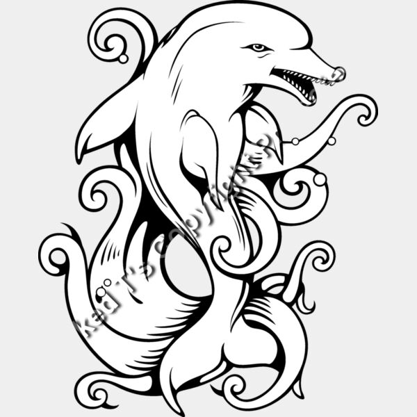 ES3dolphin01bw Thumbnail