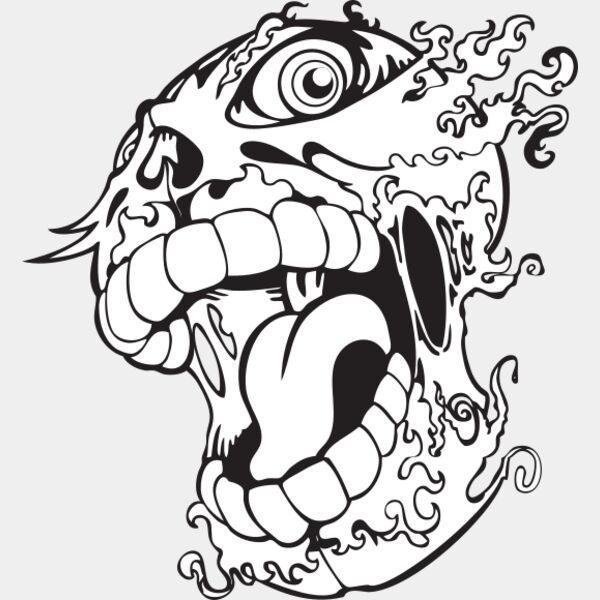 ES3skull21bw Thumbnail