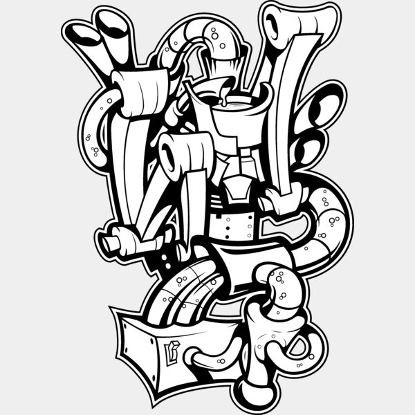 ES3graffiti03bw Thumbnail