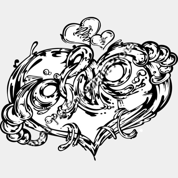 ES3heart06bw Thumbnail