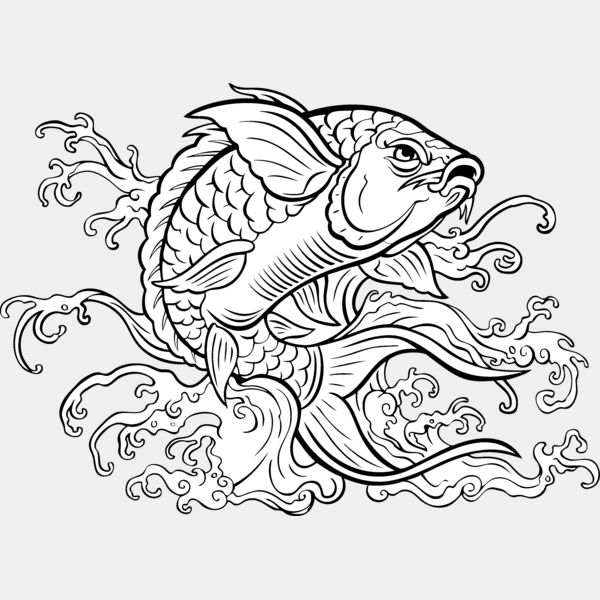 ES3asiankoi03BW Thumbnail