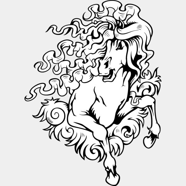 ES3horse01bw Thumbnail