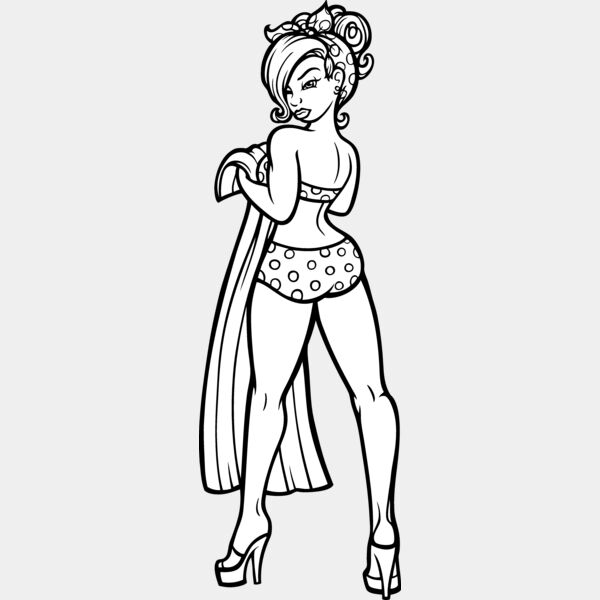 ES3pinup02bw Thumbnail