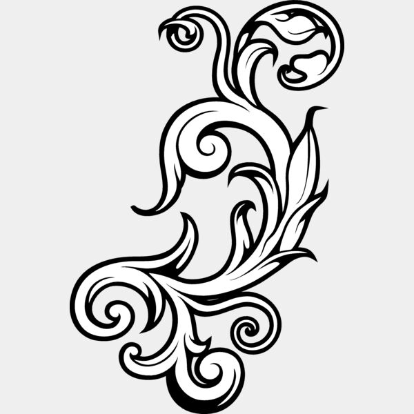 ES3swirls23bw Thumbnail