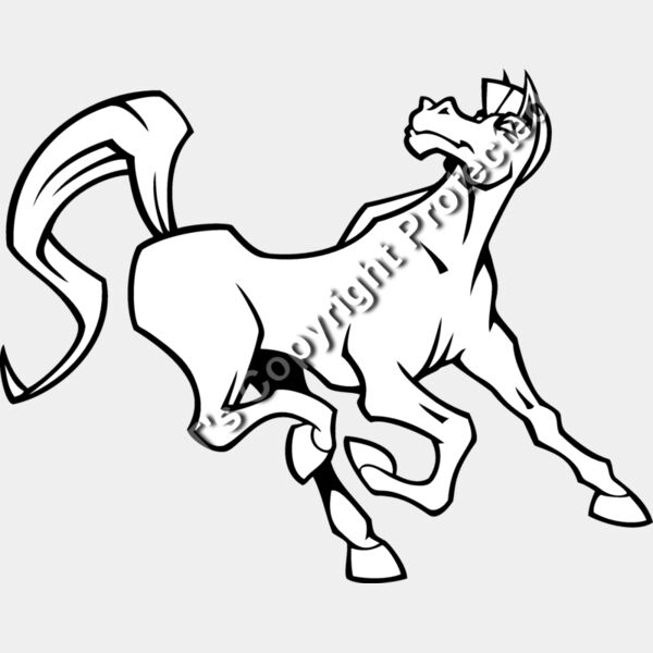 es3horse06bw Thumbnail