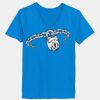 Ladies’  Junior Fine Jersey V-Neck Longer Length T-Shirt Thumbnail