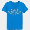 Ladies’  Junior Fine Jersey V-Neck Longer Length T-Shirt Thumbnail