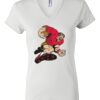 Women's Short Sleeve V-Neck T-Shirt Thumbnail