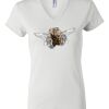 Women's Short Sleeve V-Neck T-Shirt Thumbnail