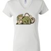 Women's Short Sleeve V-Neck T-Shirt Thumbnail