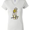 Women's Short Sleeve V-Neck T-Shirt Thumbnail