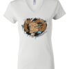 Women's Short Sleeve V-Neck T-Shirt Thumbnail
