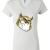 Women's Short Sleeve V-Neck T-Shirt Thumbnail
