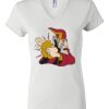 Women's Short Sleeve V-Neck T-Shirt Thumbnail