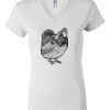 Women's Short Sleeve V-Neck T-Shirt Thumbnail