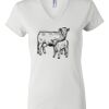 Women's Short Sleeve V-Neck T-Shirt Thumbnail