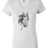 Women's Short Sleeve V-Neck T-Shirt Thumbnail