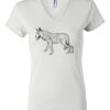 Women's Short Sleeve V-Neck T-Shirt Thumbnail