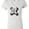 Women's Short Sleeve V-Neck T-Shirt Thumbnail