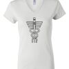 Women's Short Sleeve V-Neck T-Shirt Thumbnail
