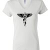 Women's Short Sleeve V-Neck T-Shirt Thumbnail
