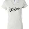 Women's Short Sleeve V-Neck T-Shirt Thumbnail