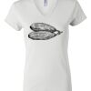 Women's Short Sleeve V-Neck T-Shirt Thumbnail