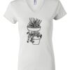 Women's Short Sleeve V-Neck T-Shirt Thumbnail