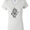 Women's Short Sleeve V-Neck T-Shirt Thumbnail