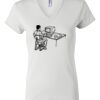 Women's Short Sleeve V-Neck T-Shirt Thumbnail