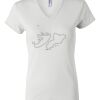Women's Short Sleeve V-Neck T-Shirt Thumbnail