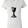 Women's Short Sleeve V-Neck T-Shirt Thumbnail