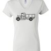 Women's Short Sleeve V-Neck T-Shirt Thumbnail