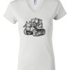 Women's Short Sleeve V-Neck T-Shirt Thumbnail