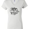 Women's Short Sleeve V-Neck T-Shirt Thumbnail